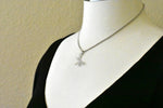 Cargar imagen en el visor de la galería, 14k White Gold Dragonfly Pendant Charm
