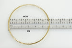 Cargar imagen en el visor de la galería, 14k Yellow Gold 60mm x 1.35mm Diamond Cut Round Endless Hoop Earrings

