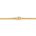 Ladda upp bild till gallerivisning, 14K Yellow Gold 1.9mm Box Bracelet Anklet Necklace Choker Pendant Chain
