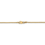 Load image into Gallery viewer, 14K Yellow Gold 1.10mm Box Bracelet Anklet Necklace Choker Pendant Chain
