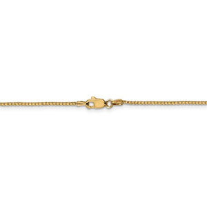 14K Yellow Gold 1.10mm Box Bracelet Anklet Necklace Choker Pendant Chain