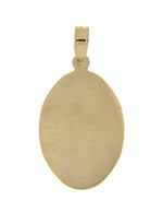 Lade das Bild in den Galerie-Viewer, 14k Yellow Gold Sacred Heart of Jesus Oval Pendant Charm
