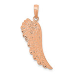 Load image into Gallery viewer, 14k Rose Gold Angel Wing Pendant Charm
