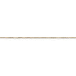 Lade das Bild in den Galerie-Viewer, 14K Yellow Gold 0.42mm Thin Curb Bracelet Anklet Choker Necklace Pendant Chain
