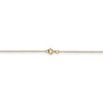Załaduj obraz do przeglądarki galerii, 14K Yellow Gold 0.5mm Thin Curb Bracelet Anklet Choker Necklace Pendant Chain
