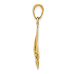 Load image into Gallery viewer, 14k Yellow Gold Sailboat Sailing Nautical Pendant Charm
