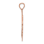 Lataa kuva Galleria-katseluun, 14k Rose Gold Polished Leaf Pendant Charm
