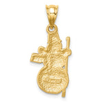 Load image into Gallery viewer, 14k Yellow Gold Snowman Christmas Pendant Charm
