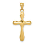 Load image into Gallery viewer, 14k Yellow Gold Latin Cross Pendant Charm

