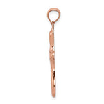 Load image into Gallery viewer, 14k Rose Gold Latin Cross Pendant Charm
