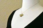 Load image into Gallery viewer, 14k Yellow Gold with Enamel Yellow Butterfly Pendant Charm
