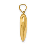 Afbeelding in Gallery-weergave laden, 14k Yellow Gold Puffy Heart 3D Hollow Pendant Charm
