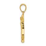 Load image into Gallery viewer, 14k Yellow Gold Horse Pony Head Open Back Pendant Charm
