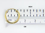 Carregar imagem no visualizador da galeria, 14K Yellow Gold 11mm x 2mm Round Endless Hoop Earrings
