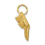 Load image into Gallery viewer, 14k Yellow Gold King Tut Egyptian Pharaoh Pendant Charm
