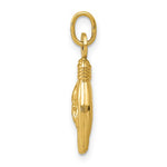 Afbeelding in Gallery-weergave laden, 14k Yellow Gold Rock On Good Luck Hand Pendant Charm
