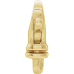 將圖片載入圖庫檢視器 14K Yellow White Gold Fancy Swivel Lobster Clasp with Ring for Bracelet Anklet Choker Necklace Pendant Charm Connector
