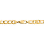 Lataa kuva Galleria-katseluun, 14K Yellow Gold 8mm Curb Link Bracelet Anklet Choker Necklace Pendant Chain with Lobster Clasp
