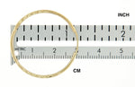 Carregar imagem no visualizador da galeria, 14K Yellow Gold 30mm x 1.5mm Round Endless Hoop Earrings
