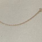 Indlæs og afspil video i gallerivisning 14k Yellow Gold 1.15mm Cable Rope Necklace Pendant Chain
