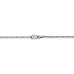 Charger l&#39;image dans la galerie, 10K White Gold 1.1mm Box Bracelet Anklet Choker Necklace Pendant Chain
