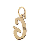 Afbeelding in Gallery-weergave laden, 14k Yellow Gold Script Letter G Initial Alphabet Pendant Charm
