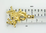 Φόρτωση εικόνας στο εργαλείο προβολής Συλλογής, 14k Yellow Gold Aries Zodiac Horoscope Large Pendant Charm
