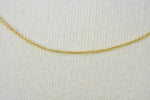 Ladda upp bild till gallerivisning, 14k Yellow Gold .90mm Cable Bracelet Anklet Choker Necklace Pendant Chain Lobster Clasp
