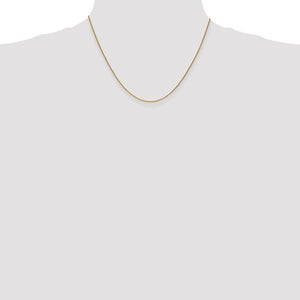 14k Yellow Gold 1mm Cable Bracelet Anklet Choker Necklace Pendant Chain Lobster Clasp