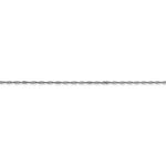 Load image into Gallery viewer, 14K White Gold 1mm Singapore Twisted Bracelet Anklet Choker Necklace Pendant Chain
