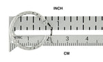 Φόρτωση εικόνας στο εργαλείο προβολής Συλλογής, Sterling Silver Diamond Cut Classic Round Hoop Earrings 20mm x 2mm
