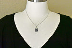 Lade das Bild in den Galerie-Viewer, Sterling Silver Gold Plated Enamel New York Yankees LogoArt Licensed Major League Baseball MLB Pendant Charm
