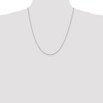 Load image into Gallery viewer, 10K White Gold 1mm Box Bracelet Anklet Choker Necklace Pendant Chain
