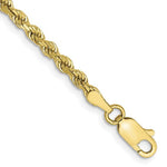 Kép betöltése a galériamegjelenítőbe: 10k Yellow Gold 2.75mm Diamond Cut Rope Bracelet Anklet Choker Necklace Pendant Chain
