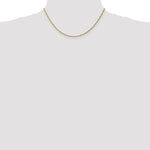 Carica l&#39;immagine nel visualizzatore di Gallery, 14k Yellow Gold 1.4mm Singapore Twisted Bracelet Anklet Necklace Choker Pendant Chain
