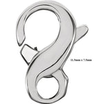 Carica l&#39;immagine nel visualizzatore di Gallery, 14K Yellow Gold or Sterling Silver Infinity Design Lobster Clasp Jewelry Findings
