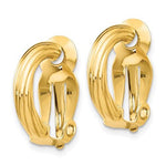 Charger l&#39;image dans la galerie, 14k Yellow Gold Non Pierced Clip On  Omega Back Earrings
