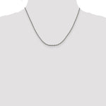 Cargar imagen en el visor de la galería, 14K White Gold 2.50mm Diamond Cut Cable Bracelet Anklet Choker Necklace Pendant Chain
