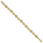 Φόρτωση εικόνας στο εργαλείο προβολής Συλλογής, 14k Yellow Gold Sand Dollar Starfish Ocean Sea Beach Bracelet
