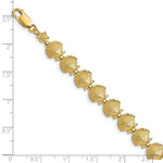 Φόρτωση εικόνας στο εργαλείο προβολής Συλλογής, 14k Yellow Gold Scallop Seashell Shell Ocean Sea Beach Bracelet
