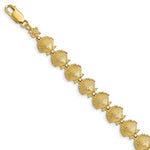Load image into Gallery viewer, 14k Yellow Gold Scallop Seashell Shell Ocean Sea Beach Bracelet
