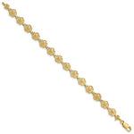 Afbeelding in Gallery-weergave laden, 14k Yellow Gold Sand Dollar Starfish Ocean Sea Beach Bracelet
