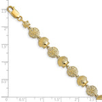 Carica l&#39;immagine nel visualizzatore di Gallery, 14k Yellow Gold Scallop Seashell Shell Sand Dollar Starfish Bracelet
