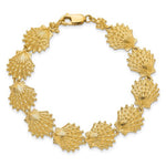 Загрузить изображение в средство просмотра галереи, 14k Yellow Gold Seashell Shell Ocean Sea Beach Bracelet
