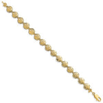 Φόρτωση εικόνας στο εργαλείο προβολής Συλλογής, 14k Yellow Gold Sand Dollar Starfish Ocean Sea Beach Bracelet
