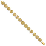 Carregar imagem no visualizador da galeria, 14k Yellow Gold Sand Dollar Starfish Ocean Sea Beach Bracelet
