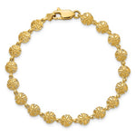 Charger l&#39;image dans la galerie, 14k Yellow Gold Sand Dollar Starfish Ocean Sea Beach Bracelet
