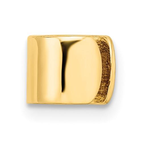 14K Yellow Gold Ear Cuff Non Pierced Earrings One Piece