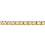 Carregar imagem no visualizador da galeria, 14k Yellow Gold 4.75mm Beveled Curb Link Bracelet Anklet Necklace Pendant Chain
