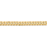 Cargar imagen en el visor de la galería, 14k Yellow Gold 6.25mm Beveled Curb Link Bracelet Anklet Necklace Pendant Chain
